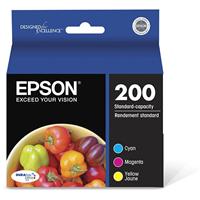 Epson (200) Home XP-400, 200, WorkForce WF-2530, WF-2540 DURABrite Ultra Cyan / Magenta / Yellow Ink