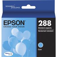 Epson (288) XP-330, 430, 434 DuraBrite Ultra Cyan Ink Cartridge (165 Yield)