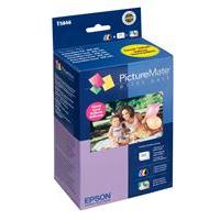 PictureMate Pal-Snap-Flash Print Pack, Contains 1 Ink Cartridge, 150 Sheets of Glossy 4&quot; x 6&quot; Photo