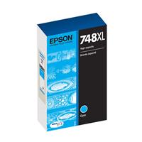 Epson (748) WF-8090  8590 DURABrite Pro High Capacity Cyan Ink Cartridge (4 000 Yield)