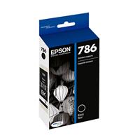 Epson (786) WorkForce WF-4630, 4640, 5110, 5190, 5620, 5690 DURABrite Ultra Black Ink Cartridge (900