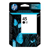 HP 45 Inkjet Print Cartridge, Black (930 Yield)