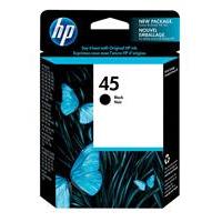HP 45 Inkjet Print Cartridge, Black (930 Yield)