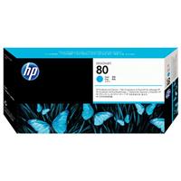 HP 80 Printhead / &lt;wbr&gt;Printhead Cleaner, Cyan (Ink Not Included)