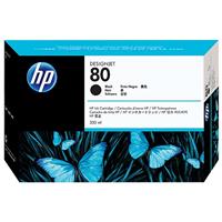 HP 80 Ink Cartridge, Black (350 ml)