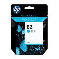 HP 82 Ink Cartridge, Cyan (69 ml)