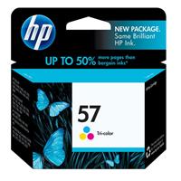 HP 57 Inkjet Print Cartridge, Tri-Color (500 Yield)