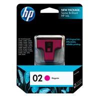 HP 02 Ink Cartridge, Magenta (370 Yield)