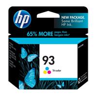 HP 93 Inkjet Print Cartridge, Tri-Color (220 Yield)