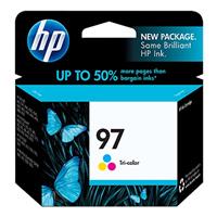 HP 97 Large Inkjet Print Cartridge, Tri-Color (560 Yield)