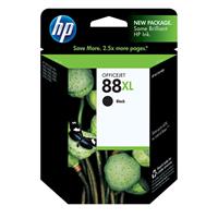 HP 88XL Ink Cartridge, Black (2,450 Yield)