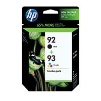 HP 92, 93 Ink Combo Pack (Includes 1 Each of C9362WN &amp; C9361WN)