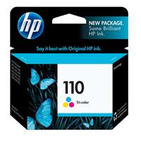 HP 110 Inkjet Print Cartridge, Tri-Color (55 Yield - 4&quot; x 6&quot; Prints)