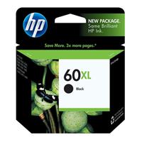 HP 60XL Ink Cartridge, Black (600 Yield)