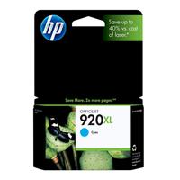 HP 920XL Ink Cartridge, Cyan (700 Yield)