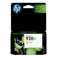 HP 920XL Ink Cartridge, Yellow (700 Yield)