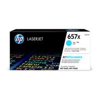 HP 657X (CF471X) Color LaserJet Enterprise M681, M682 High Yield Cyan Original LaserJet Toner Cartri
