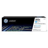 HP 202X (CF501X) Color LaserJet Pro M254, MFP M281 High Yield Cyan Original LaserJet Toner Cartridge