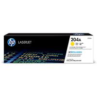 HP 204A (CF512A) Color LaserJet Pro MFP M180 Yellow Original LaserJet Toner Cartridge (900 Yield)