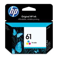 HP 61 Ink Cartridge, Tri-Color (165 Yield)