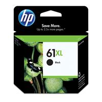 HP 61XL Ink Cartridge, Black (480 Yield)