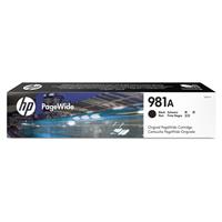 HP 981A (J3M71A) PageWide Enterprise Color 556, 586, Managed Color E55650, E58650 Black Original Pag