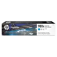 HP 981X (L0R09A) PageWide Enterprise Color 556, 586, Managed Color E55650, E58650 High Yield Cyan Or