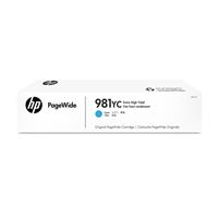 HP 981YC (L0R17YC) PageWide Managed Color E55650dn  MFP E58650dn  Flow MFP E58650z Cyan Contract Ori