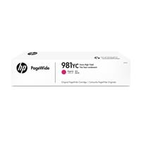 HP 981YC (L0R18YC) PageWide Managed Color E55650dn  MFP E58650dn  Flow MFP E58650z Magenta Contract