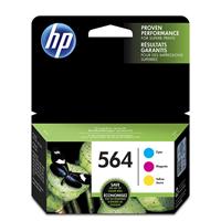 HP 564 (N9H57FN) Cyan / Magenta / Yellow Original Ink Cartridges 3-Pack (3 x 330 Yield)