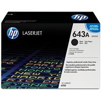 HP 643A Color LJ 4700 Series ColorSphere Smart Print Cartridge, Black (11,000 Yield) (80 / Pallet)