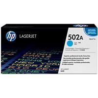 HP 502A Color LJ 3600 ColorSphere Smart Print Cartridge, Cyan (4,000 Yield) (105 / Pallet)