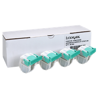 Lexmark XS860, XS862, XS864, XS955 Advanced Booklet Staples (5,000 Staples / Ctg) (EA=Box of 4 Ctgs)