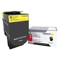 Lexmark CS317, CX317 Yellow Toner Cartridge (2,300 Yield)