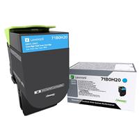 Lexmark CS417, CS517, CX417, CX517 Cyan High Yield Toner Cartridge (3,500 Yield)