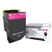 Lexmark CS417, CS517, CX417, CX517 Magenta High Yield Toner Cartridge (3,500 Yield)
