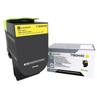Lexmark CS417, CS517, CX417, CX517 Yellow High Yield Toner Cartridge (3,500 Yield)