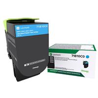 Lexmark CS317, CS417, CS517, CX317, CX417, CX517 Cyan Return Program Toner Cartridge (2,300 Yield)