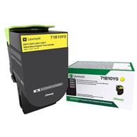 Lexmark CS317, CS417, CS517, CX317, CX417, CX517 Yellow Return Program Toner Cartridge (2,300 Yield)