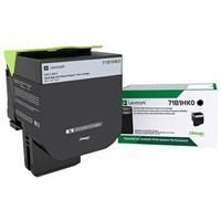 Lexmark CS417, CS517, CX417, CX517 Black High Yield Return Program Toner Cartridge (6,000 Yield)
