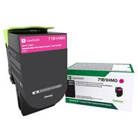 Lexmark CS417, CS517, CX417, CX517 Magenta High Yield Return Program Toner Cartridge (3,500 Yield)