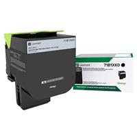 Lexmark CS517, CX517 Black Extra High Yield Return Program Toner Cartridge (8,000 Yield)