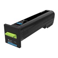 Lexmark CS820 Extra High Yield Cyan Toner Cartridge (22,000 Yield)