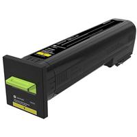 Lexmark CS820 Extra High Yield Yellow Return Program Toner Cartridge for US Government (22,000 Yield