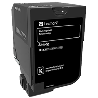 Lexmark CS725 High Yield Black Toner Cartridge (20,000 Yield)