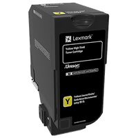 Lexmark CS725 High Yield Yellow Toner Cartridge (12,000 Yield)