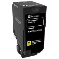 Lexmark CS720 Yellow Toner Cartridge (7,000 Yield)
