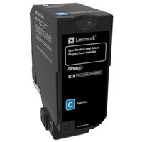 Lexmark CS720, CS725, CX725 Cyan Return Program Toner Cartridge for US Government (7,000 Yield) (TAA