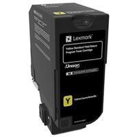 Lexmark CS720, CS725, CX725 Yellow Return Program Toner Cartridge for US Government (7,000 Yield) (T