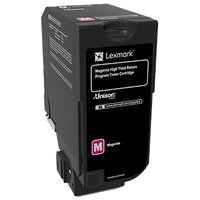 Lexmark CS725 High Yield Magenta Return Program Toner Cartridge (12,000 Yield)